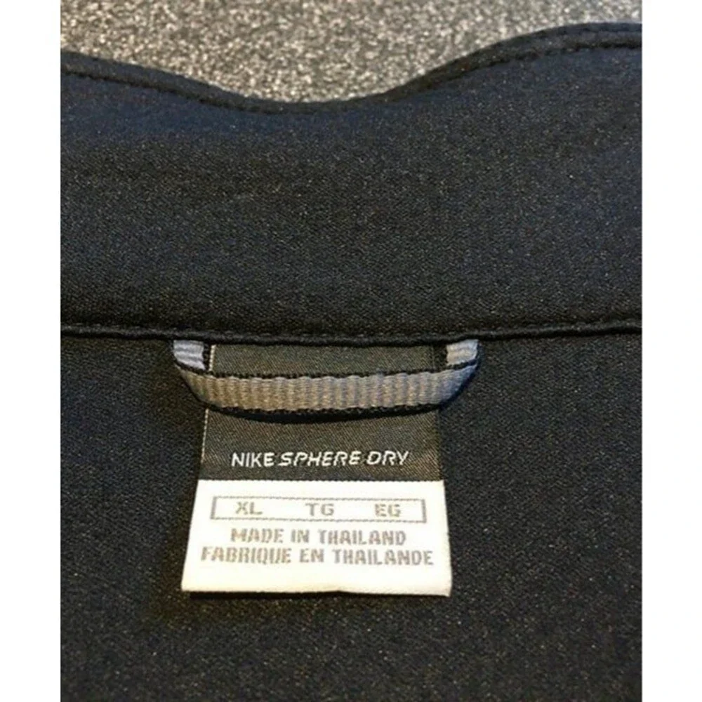 Vintage Black Nike Jacket, SphereDry, Size XL